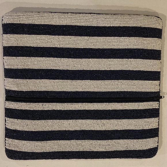 Moyna Couture Fold-over Beaded Clutch - Picture 3 of 7